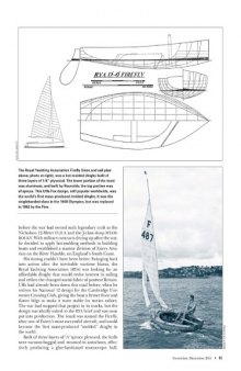 Uffa Fox 1946 Olympic Sailboat Boat Firefly 12 Plan Plans