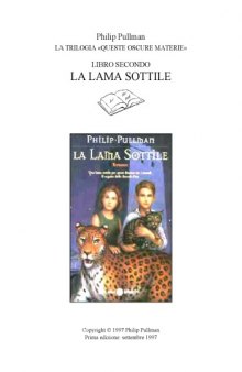 La lama sottile (Queste oscure materie, Volume 2)