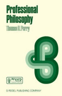 Professional Philosophy: What It Is and Why It Matters