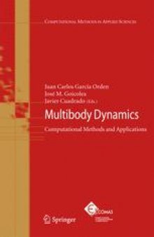 Multibody Dynamics: Computational Methods and Applications