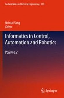 Informatics in Control, Automation and Robotics: Volume 2