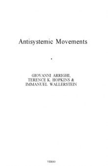 Antisystemic Movements