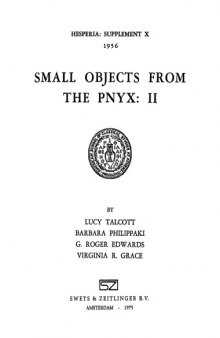 Small Objects from the Pnyx II 