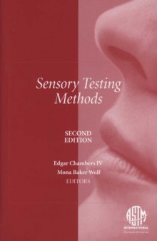 Sensory Testing Methods (ASTM Manual Series, No. 26)