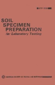 Soil Specimen Preparation for Laboratory Testing