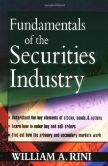 Fundamentals of the Securities Industry