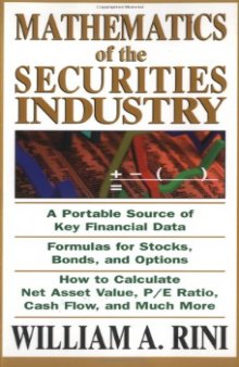 Mathematics of the Securities Industry