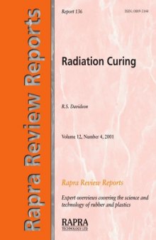 Radiation Curing (Rapra Review Reports)