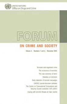 Forum on Crime And Society: Special Issues on Terrorism-december 2004 (International Review of Criminal Policy)