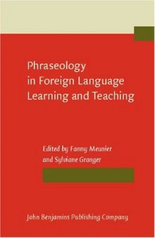 Phraseology in Foreign Language Learning and Teaching