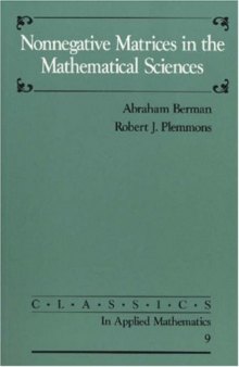 Nonnegative matrices in the mathematical sciences