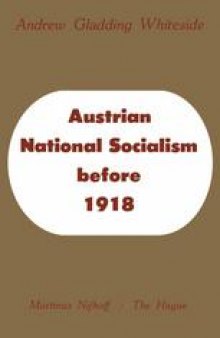 Austrian National Socialism before 1918