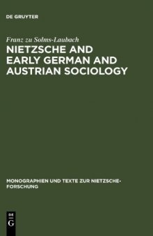 Nietzsche and early German and Austrian sociology
