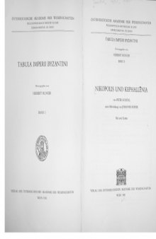 Nikopolis und Kephallenia: Unter Mitwirkung von Johanns Koder (Denkschriften der Phil.-Hist. Klasse)