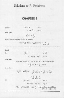 System Dynamics - Solutions to B Problems Ogata