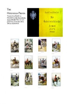 The Austrian Army 1700-1867 by Ottenfeld (Uniformology CD-2004-12)