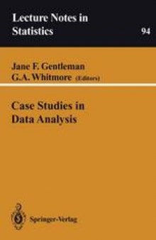 Case Studies in Data Analysis