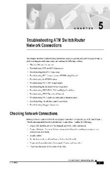 Troubleshooting ATM Switch Router Network Connections