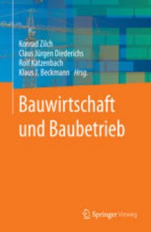 Bauwirtschaft und Baubetrieb