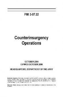 Counterinsurgency Operations