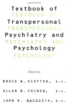 Textbook Of Transpersonal Psychiatry And Psychology