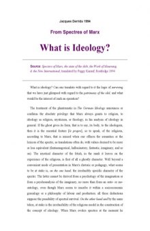 What Is ideology