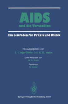 AIDS und die Vorstadien: Ein Leitfaden für Praxis und Klinik