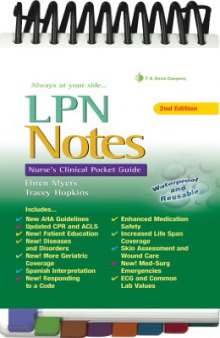 LPN Notes: Nurse's Clinical Pocket Guide, 2nd Edition  
