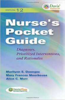 Nurse's Pocket Guide: Diagnoses, Prioritized Interventions and Rationales, 12th Edition