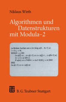 Algorithmen und Datenstrukturen mit Modula — 2