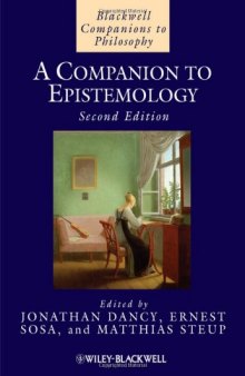 A Companion to Epistemology 