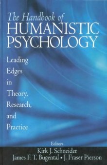 The Handbook of Humanistic Psychology 