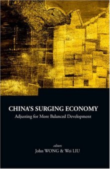 China's Surging Economy: Adjusting for More Balanced Development (Series on Contemporary China)(Series on Contemporary China)