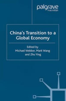 China’s Transition to a Global Economy