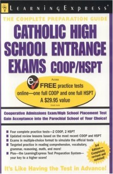 Catholic High School Entrance Exam, COOP HSPT, 3rd Edition