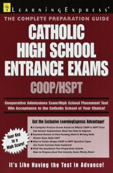Catholic High School Entrance Exams: COOP HSPT