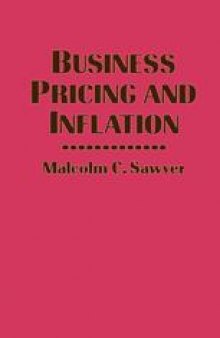 Business Pricing and Inflation