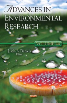 Advances in environmental research. Volume 44