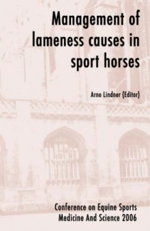 Management of lameness causes in sport horses: Muscle, tendon, joint and bone disorders