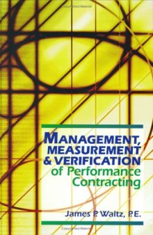 Management, Measurement & Verification of Performance Contracting