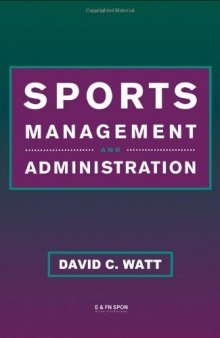 Sports Management and Administration