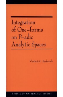 Integration of one-forms on p-adic analytic spaces