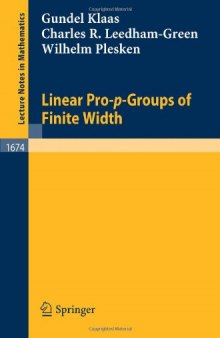 Linear Pro-p-Groups of Finite Width