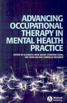 Advancing occupational therapy in mental health practice