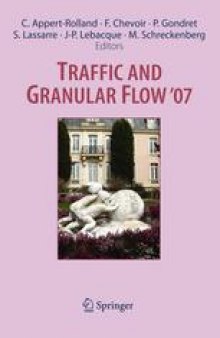 Traffic and Granular Flow ’07