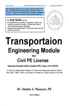 Transportation Module for Civil PE License