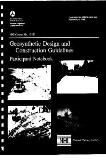 Geosynthetic Design & Construction Guidelines. Participant Notebook