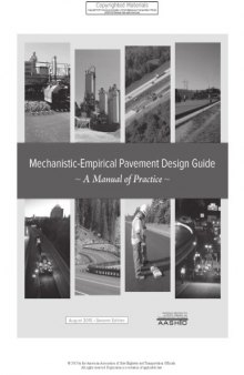 Mechanistic-empirical pavement design guide : a manual of practice