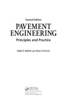 Pavement Engineering  Principles and Practice