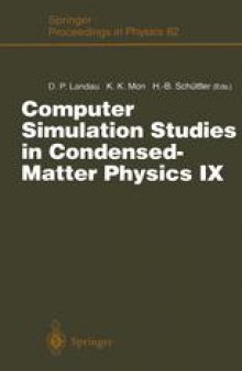 Computer Simulation Studies in Condensed-Matter Physics IX: Proceedings of the Ninth Workshop Athens, GA, USA, March 4–9, 1996